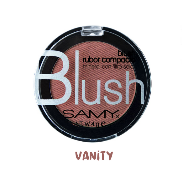 Rubor compacto individual sin espejo 4 gr Samy