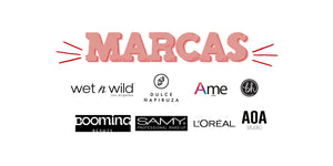 Encuentra aquí marcas como: Wet n Wild, Dulce Ñapiruza, Ame, Bh Cosmetics, Booming, Samy, L'Oreal, AOA