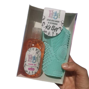 BFF Candy Floos brush cleaning kit Hey Cosmetics