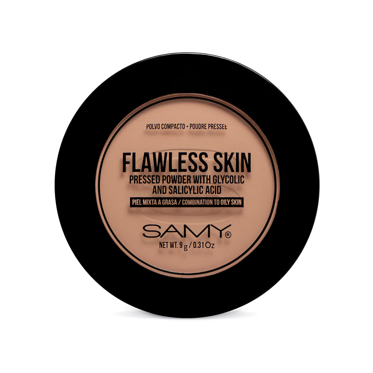 Compact powder for combination to oily skin Samy 