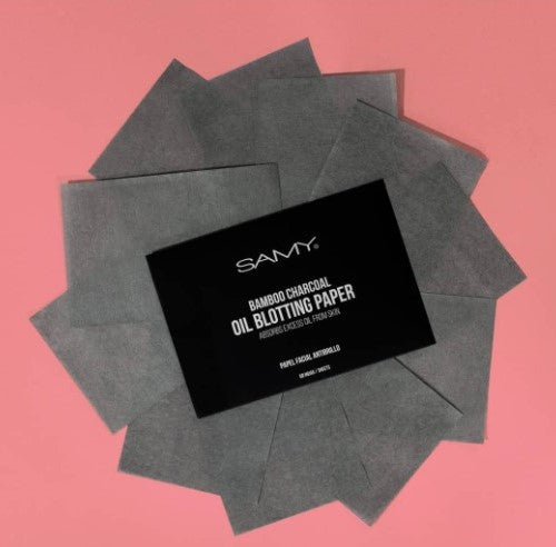 Samy Bamboo Activated Charcoal Anti-Shine Facial Paper