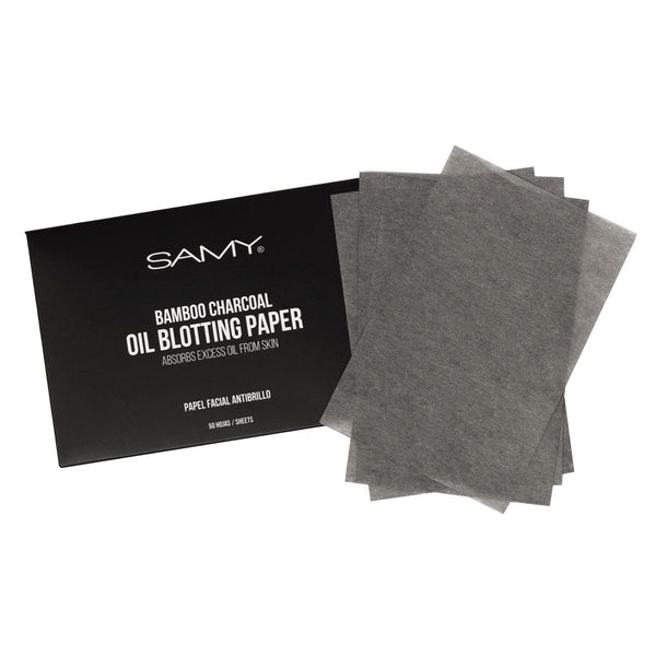 Samy Bamboo Activated Charcoal Anti-Shine Facial Paper